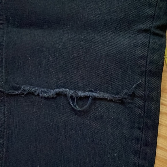 Free People Stella Black Hi Rise Skinny Jeans 31 B11 - Picture 10 of 10